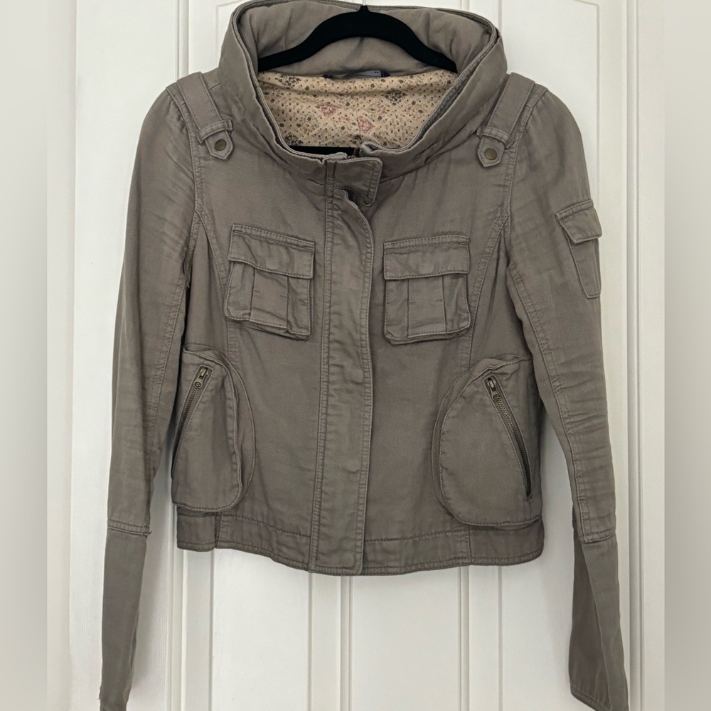 Cropped Bomber Jacket